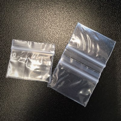 1.25 x 3/4, 2 Mil Clear Reclosable Bags