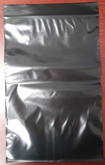 4 X 6, 2 Mil BLACK Opaque Reclosable Bag