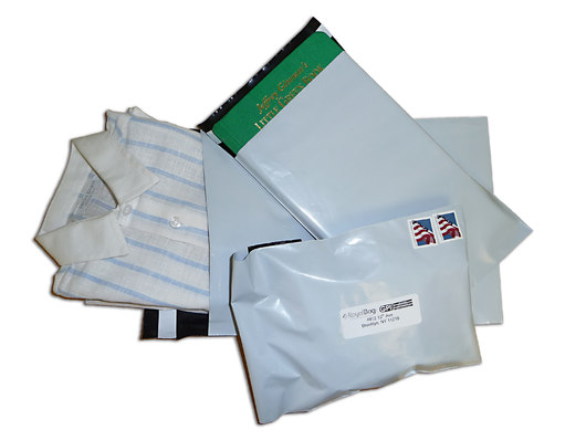 7.5 X 10.5, 2.5 Mil Poly Mailers with 2" Lip