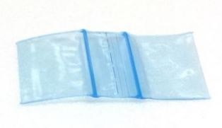 1 x 3/4, 2 Mil Blue Tint Reclosable Bags