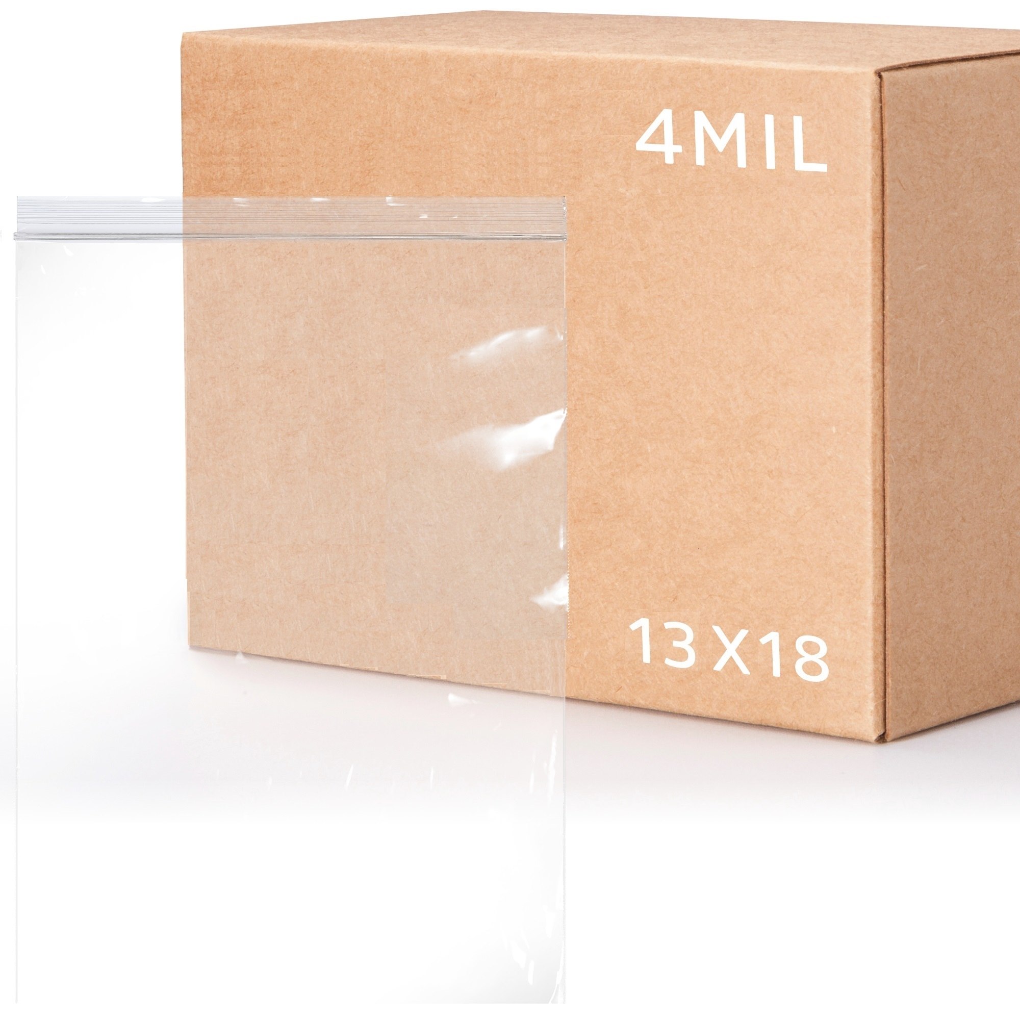 Clear Reclosable Zip Lock Bags - 4 Mil Thick, Food Grade Plastic 100 bags -  4 x 6 inch - $0.18 each