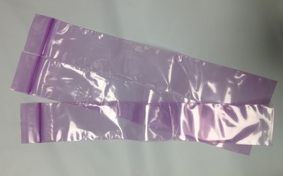 2 X 12, Purple Colored Zip Lock Incense Bags