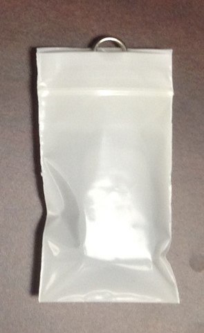 Clear Reclosable Bags with White Block 2" x 3" 2 Mil Zip Top Polybag 4000 Pcs 