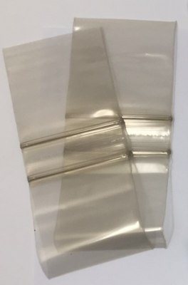 2 x 2, 2 Mil Gold Tint Reclosable Bags