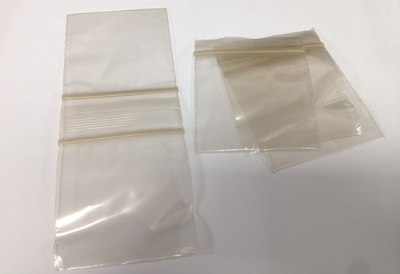 2 x 2, 2 Mil Tan-Grey Tint Reclosable Bags