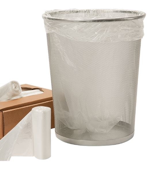 HDX 10 gal. Clear Waste Liner Trash Bags (500-Count)