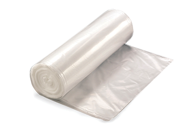 24 x 32, .45Mil 15 Gal. Medium Weight <b>Clear</b> Trash Liners