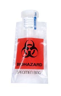 4 x 6, 2 Mil Biohazard Reclosable Bags