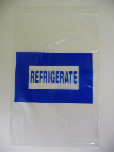 6 X 9 2 Mil Recloseable Bags 'Refrigerate'