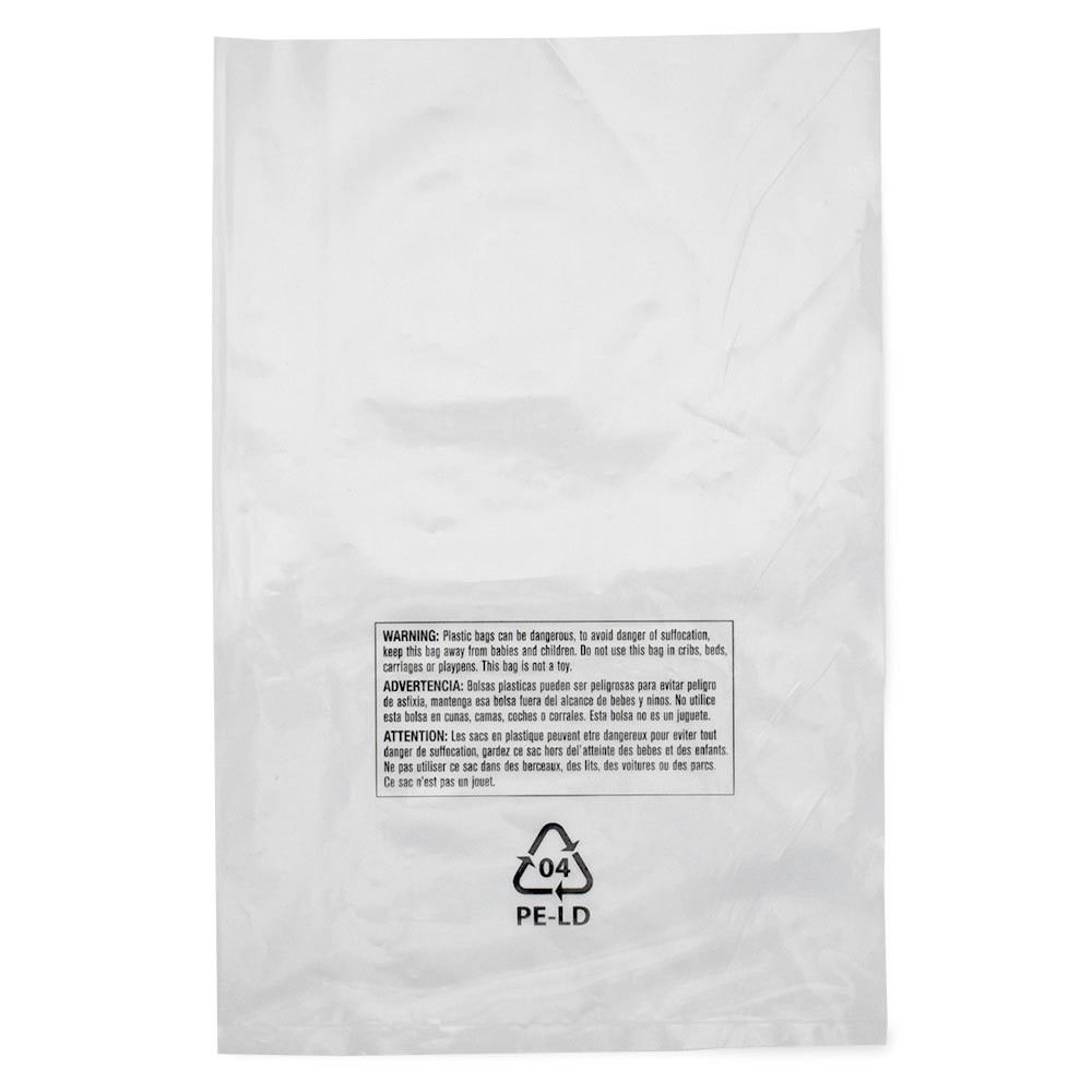 Poly Bags Size Combo Pack with Suffocation Warning by Retail Supply Co