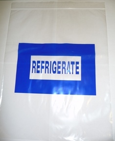 9 X 12 2 Mil Recloseable Bags 'Refrigerate'