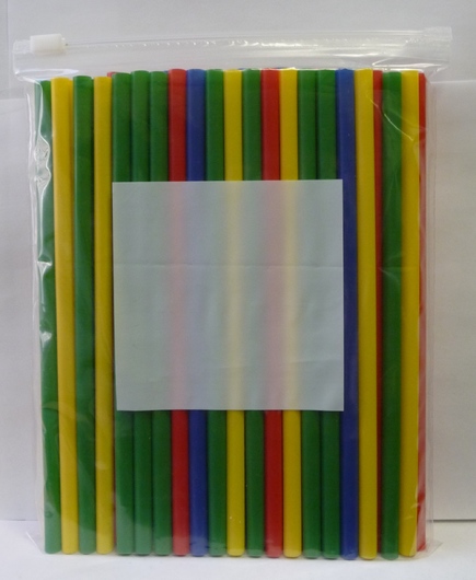 9 X 12, 2 Mil White Block Slider Reclosable Bag