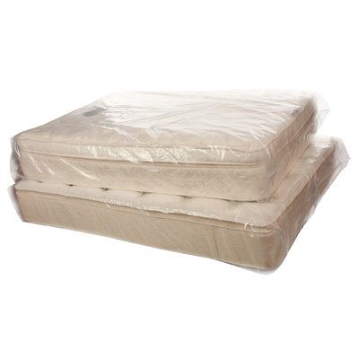 Clear Mattress Disposal Bag - Fits up to a King Size