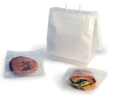 8.5 X 8.5, Flip Top Deli Bags (Unprinted)