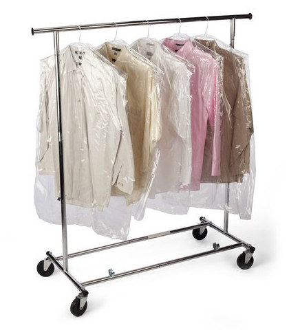 21" X 4" X 54", 0.6 Mil Garment Bags on Roll