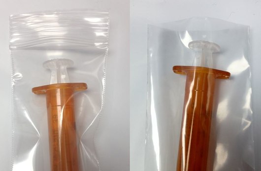 2 X 8, 2 Mil Clear Reclosable Syringe Bags