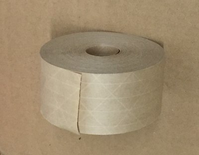 Reinforced Brown Tape (Water Activated), 70MM, 2.75" x 375FT