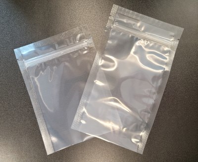 Tamper Evident Barrier Zipper Pouches, Bottom-Loading