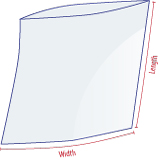 Lay Flat / Open End Bag Measurement