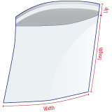 Poly Mailer Bag Measurement