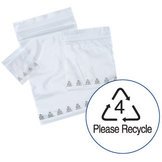 Recycle Logo Ziplock Bags